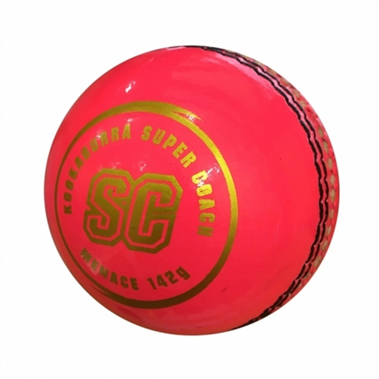 Kookaburra Menace Cricket Ball Pink 156g