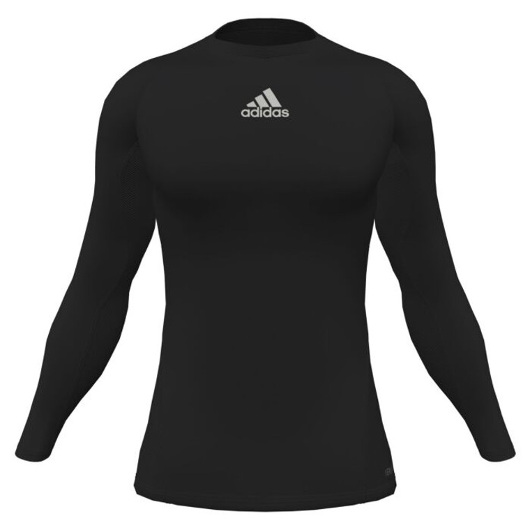 Adidas Mens Alphaskin Compression Long Sleeve Top Black