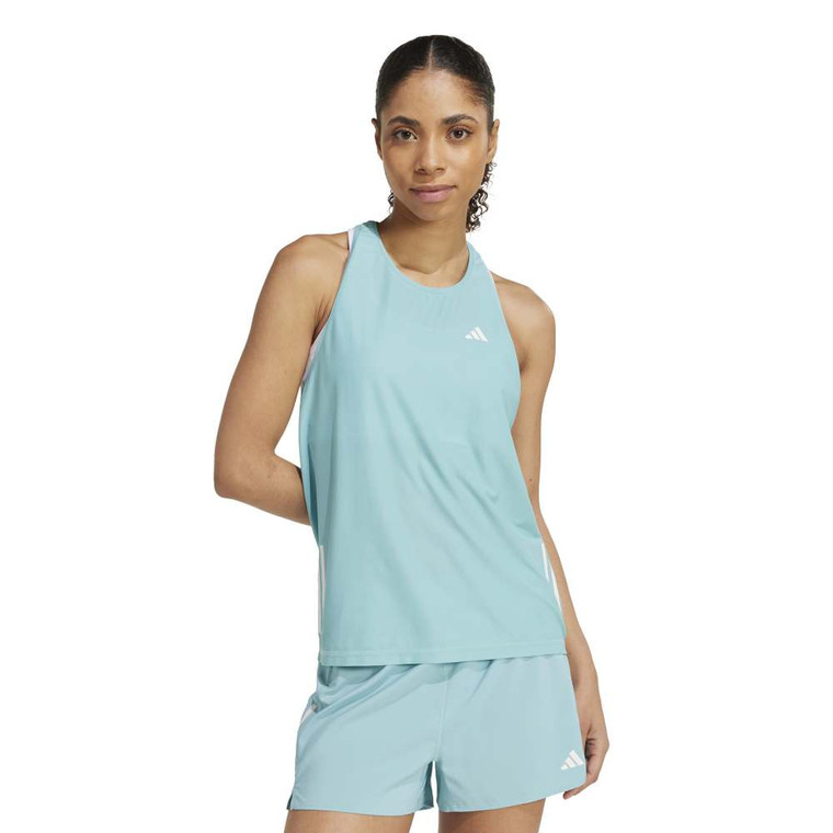 Adidas Womens Own The Run Tank Mint Ton