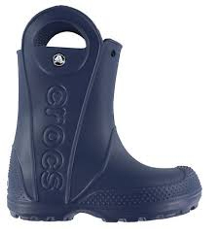 Crocs Junior Handle It Rain Gumboots Navy