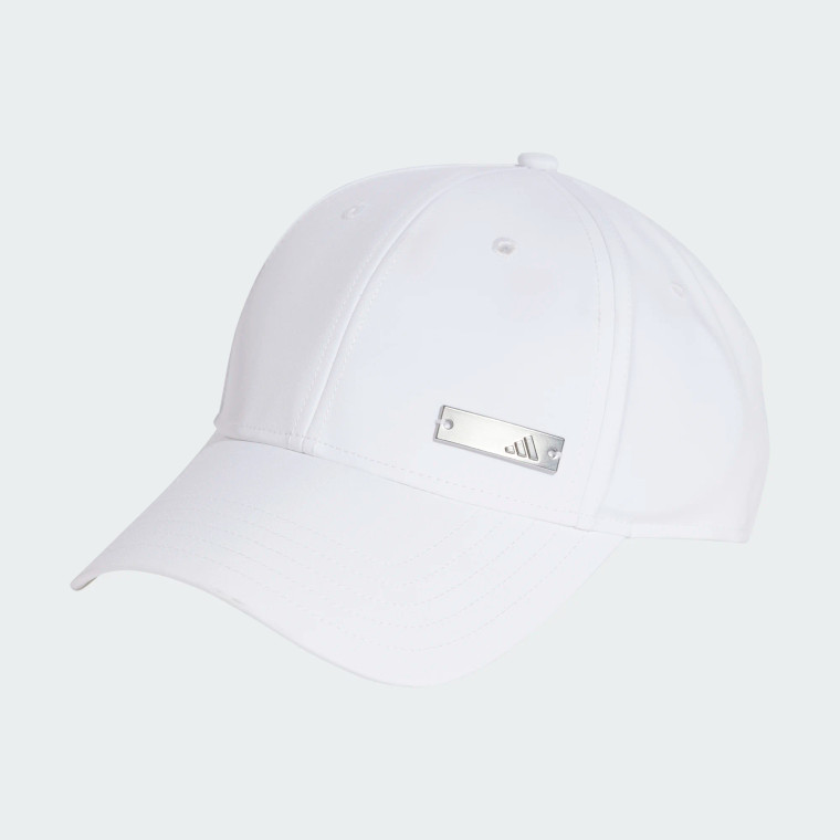 Adidas Unisex Lightweight Metal Badge Cap White/Silver