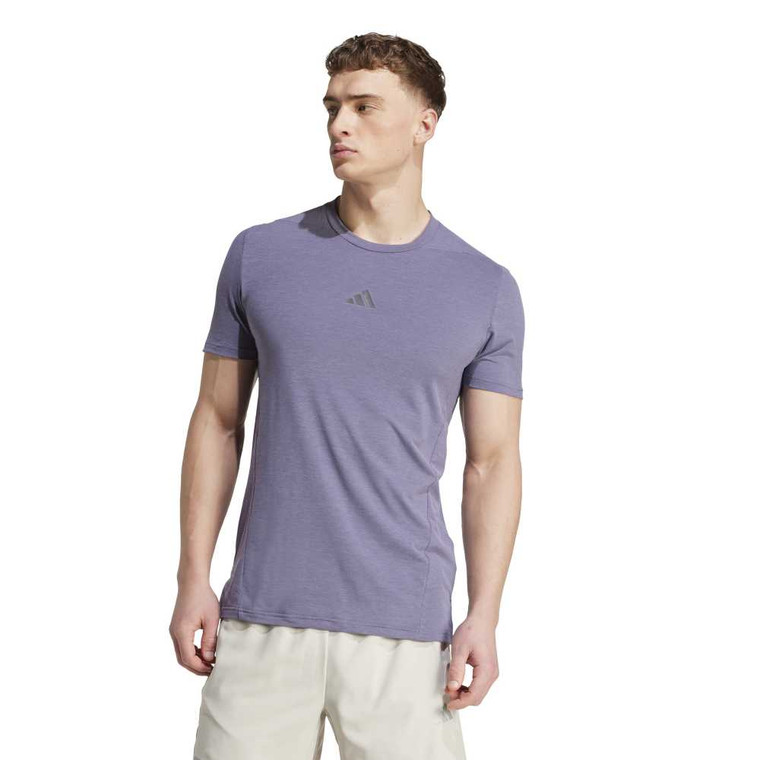 Adidas Mens Designed 4 Training Tee Night Preloved Violet