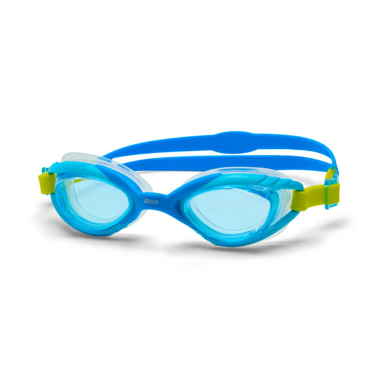 Zoggs Youth Sonic Air 2.0 Swimming Goggles Blue/Lime/Tint Blue