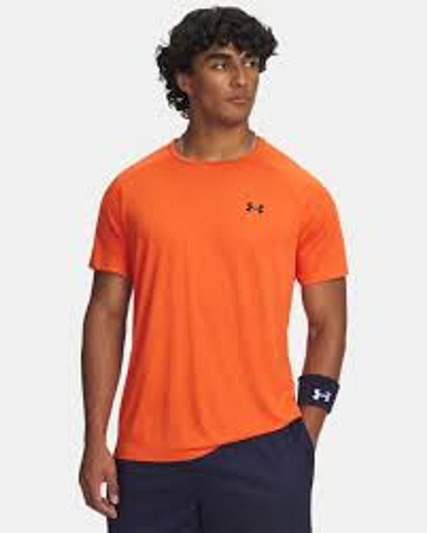 Under Armour® Mens Tech Short Sleeve Tee 2.0  Orange Base/Black