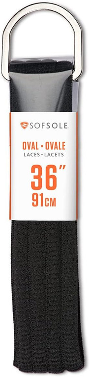 Sof Sole Oval Laces 36" Black