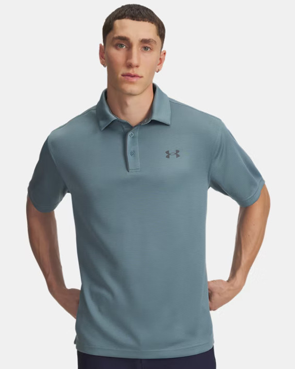 nder Armour® Mens Tech Polo JAsper Blue/Pitch Grey