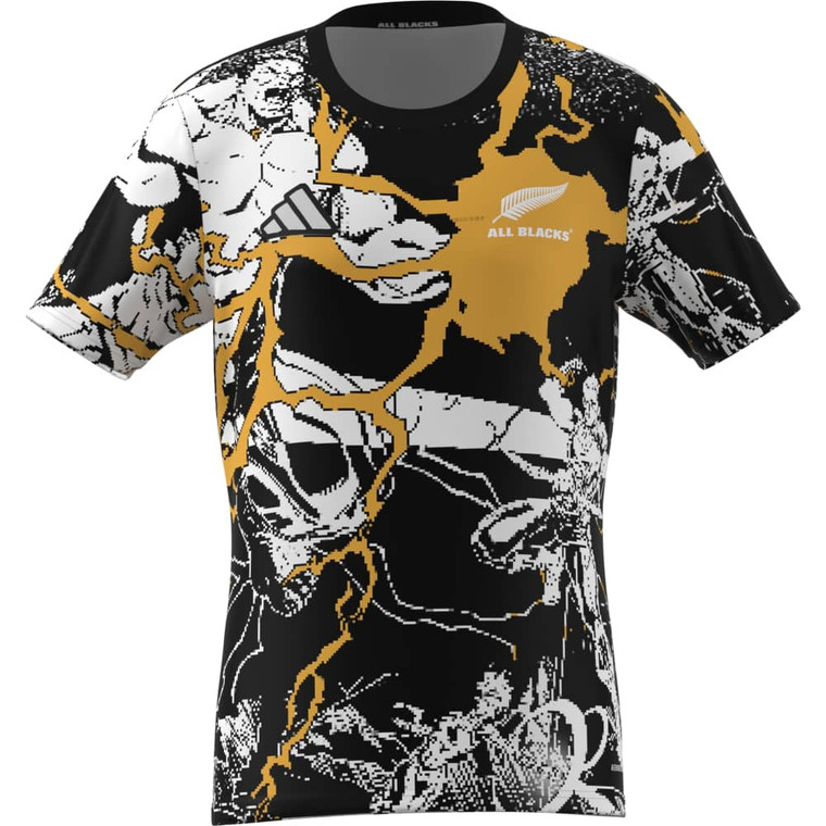 Adidas Unisex All Blacks Marvel Jeresy v25 Black