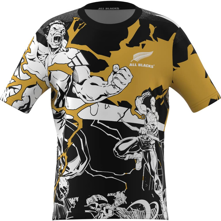 Adidas Youth All Blacks Marvel Jeresy v25 Black