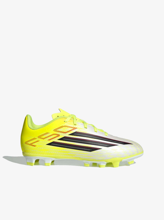 Adidas Youth F50 Club Firm Ground Boots Team Solar Yellow 2/Core Black/Lucid Red