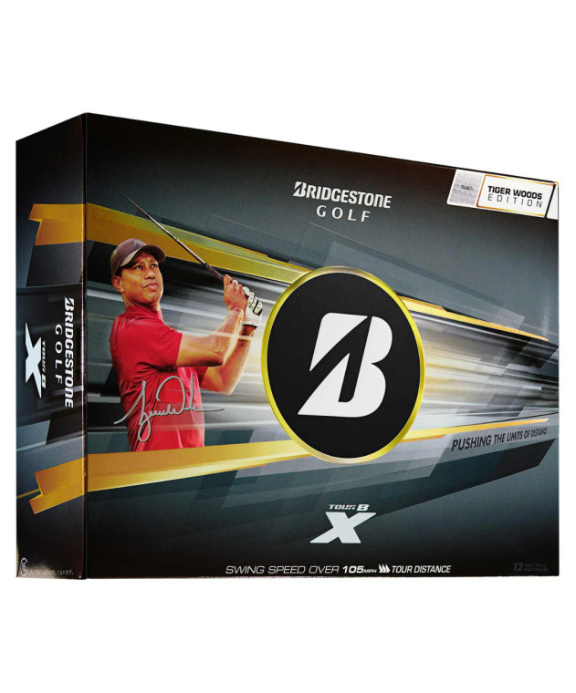 Bridgestone Tour B X v26 Golf Balls Dozen Tiger