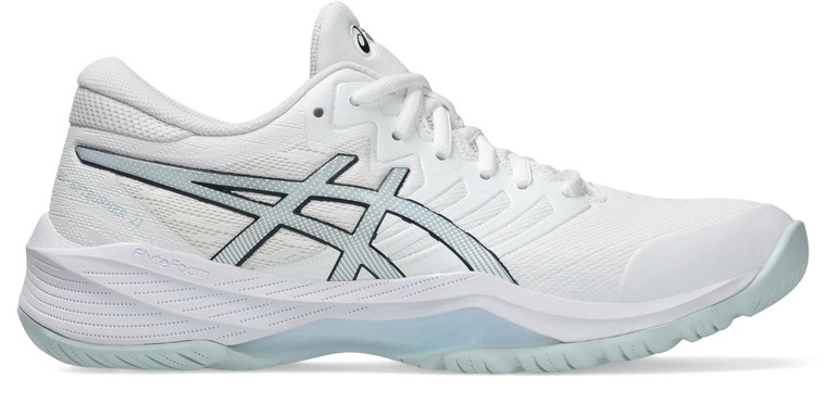 Asics Womens Netburner 21 Court Shoes White/Sky