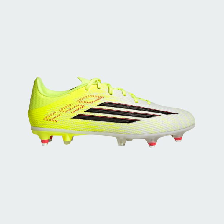 Adidas Unisex F50 League Soft Ground Boots Team Solar Yellow 2/Core Black/Lucid Red