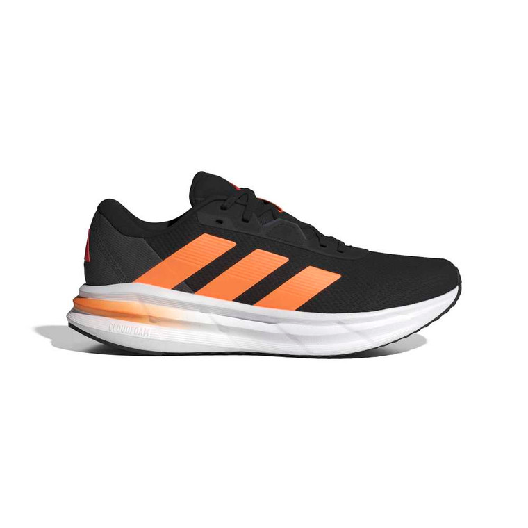 Adidas Mens Galaxy 7 Running Shoes Core Black/Lucid Orange/Lucid Red