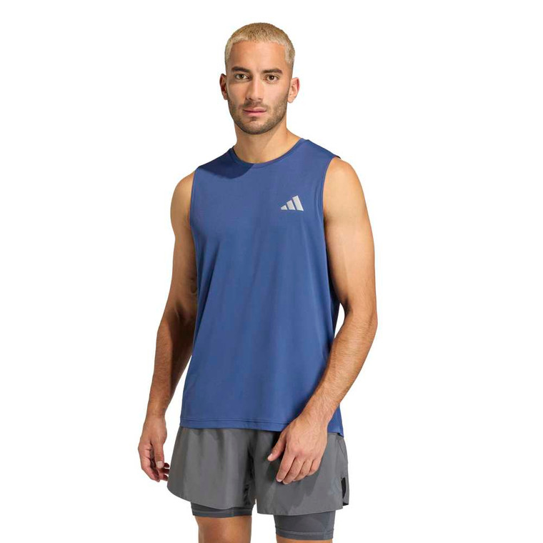 Adidas Mens ADI365 Essentials Tank Tech Indigo