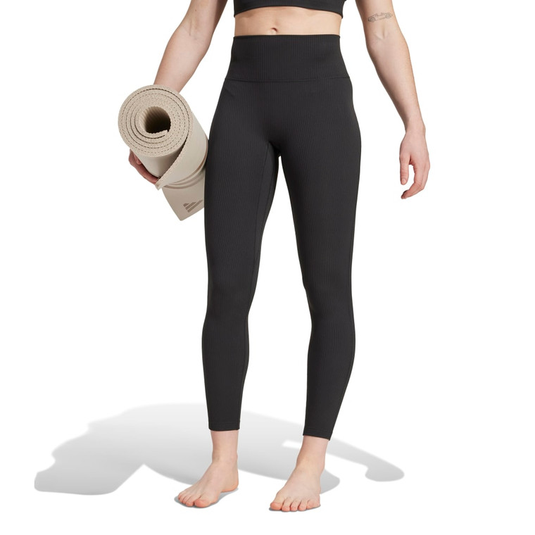 Adidas Womens All Me Rib 7/8 Leggings Black