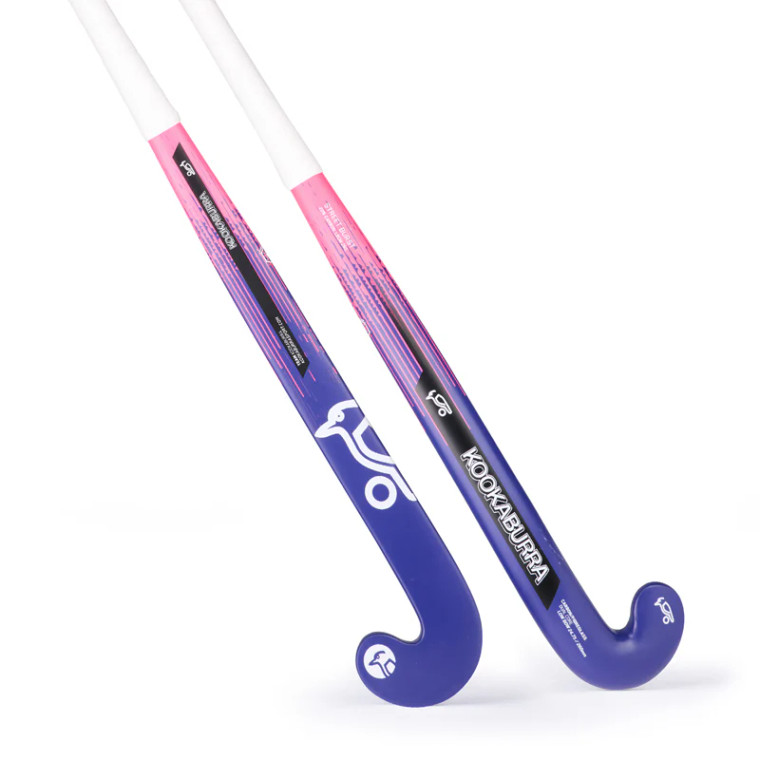 Kookaburra Street Burst L-Bow Composite Hockey Stick Purple/Pink/Black