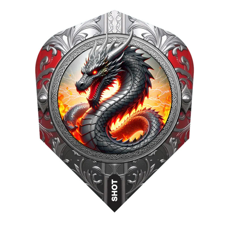Shot Darts Future Knights The Dragon Dart Flights Set