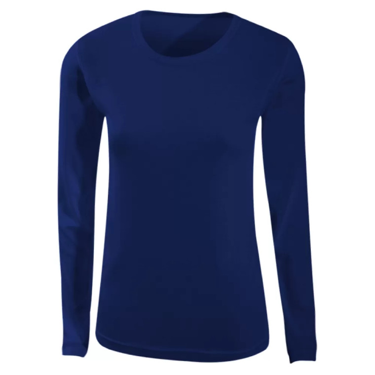 Thermatech Womens SpeedDri Long Sleeve Base Layer Top  Navy