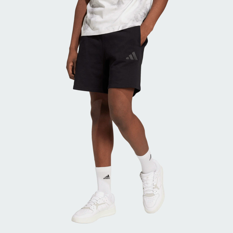 Adidas Mens All SZN French Terry Shorts Black