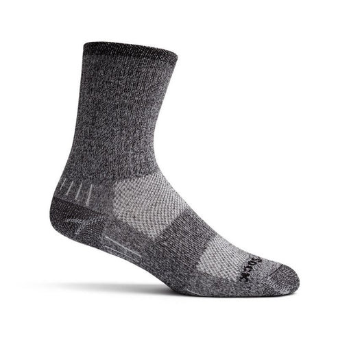 Wrightsocks Unisex Escape Crew Socks Black Twist