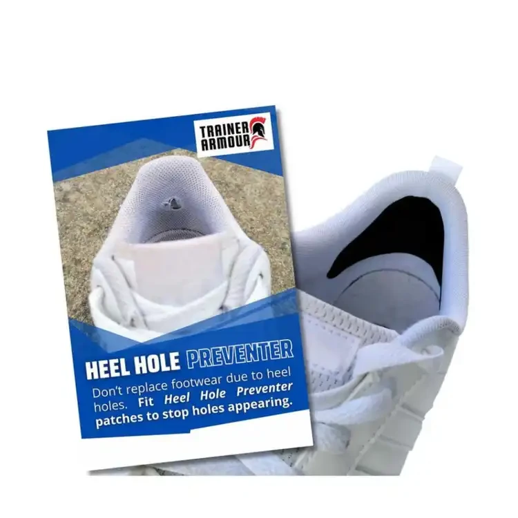 Trainer Armour Heel Hole Preventer Pack Black