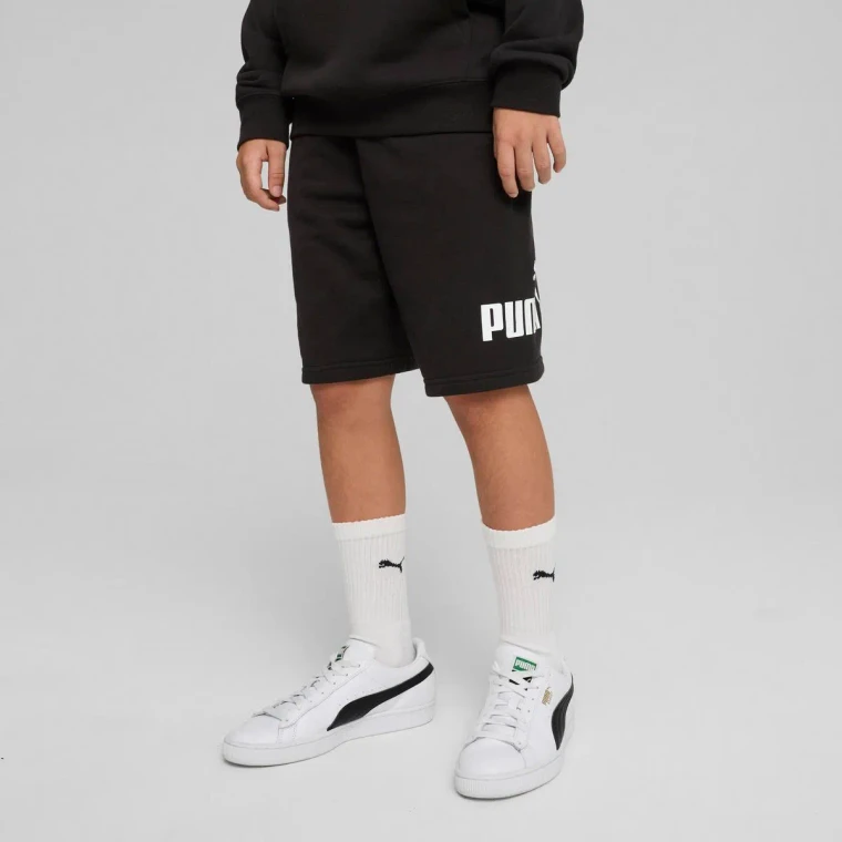 Puma Boys Essential No.1 Logo Shorts Black/White