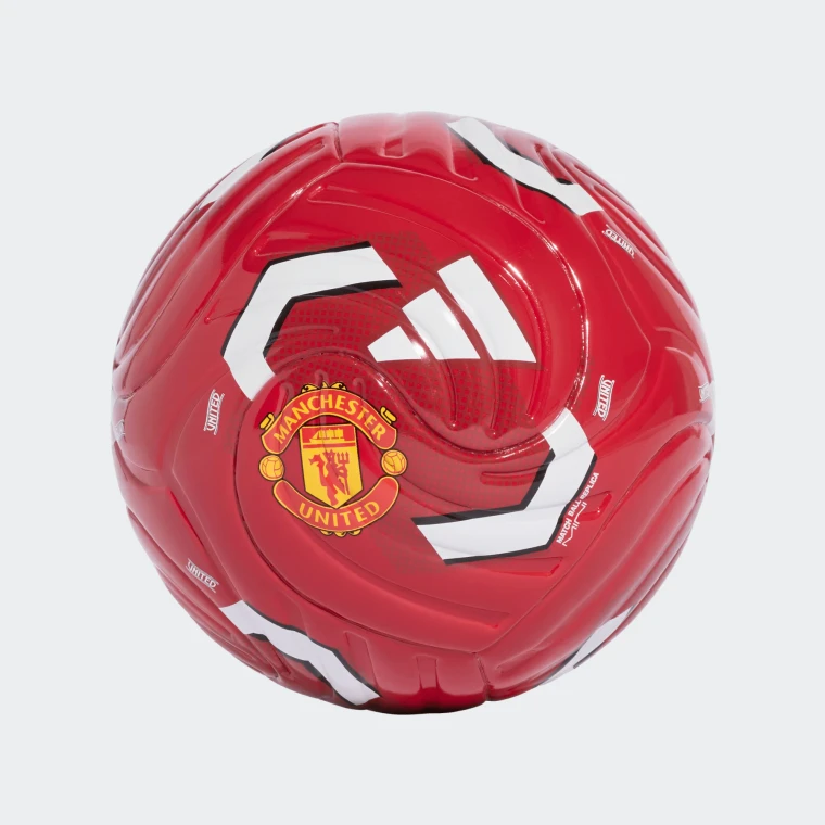 Adidas Manchester United Home Mini Football Size 1 MUFC Red/White