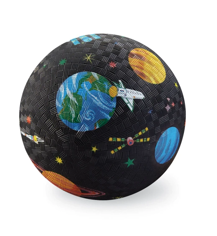 Crocodile Creek Playground Ball 7" Space Exploration