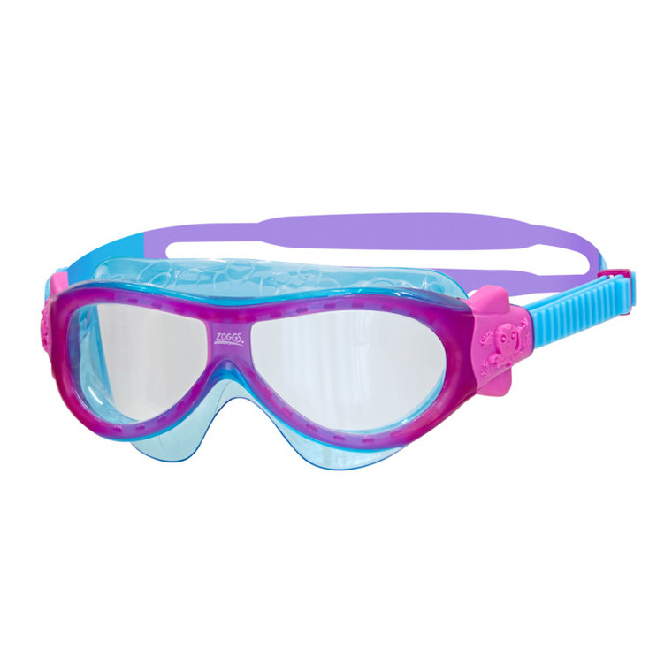 Zoggs Junior Phantom Kids Swimming Mask Purple/Blue/Clear