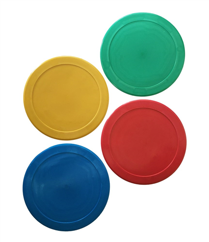 Silver Fern Flat Marker Discs Blank