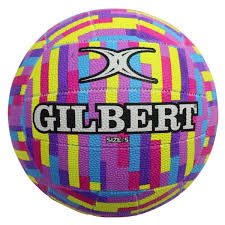Gilbert Glam Netball Stripes Size 5