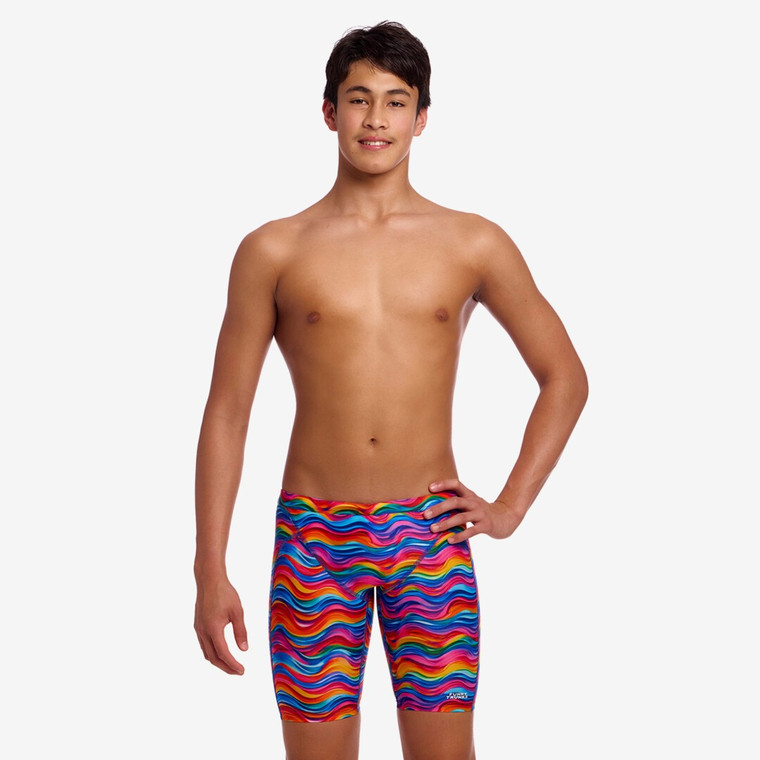 Funky Trunks Boys Training Jammer Swim Shorts Plastic Fantastic