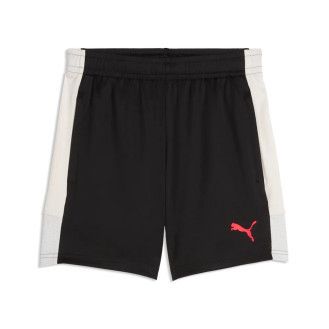 Puma Youth IndividualLiga Shorts Black/Ultra Red/Sugared Almond