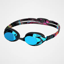 Speedo Youth Vanquisher 3.0 Swimming Goggles Limited Edition Black/Blue