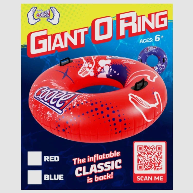 Cooee Giant O Ring Inflatable Assorted Colours