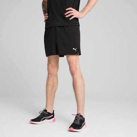 Puma Mens Train All Day Essentials Woven Shorts 5" Black