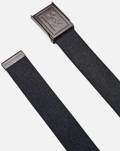 Under Armour® Mens Drive Stretch Webbing Belt Black/Castlerock/Black