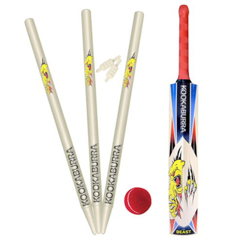 Kookaburra Beast Wooden Cricket Set v26