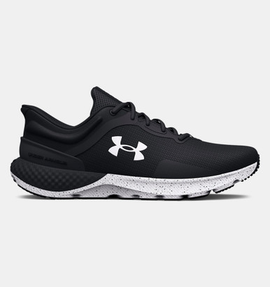 Under Armour® Mens Chrged Escape 4 Running Shoes Black/Black/White ...