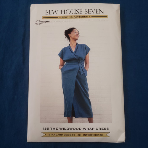 Wildwood Wrap Dress (sizes 00-22) - Sew House Seven