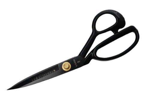 Midnight Edition, Rubber Handle Fabric Shears, 9"