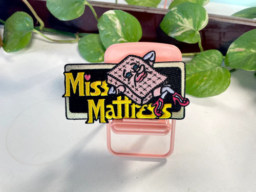 Miss Mattress - Fingerless Joe Embroidered Iron On Patch