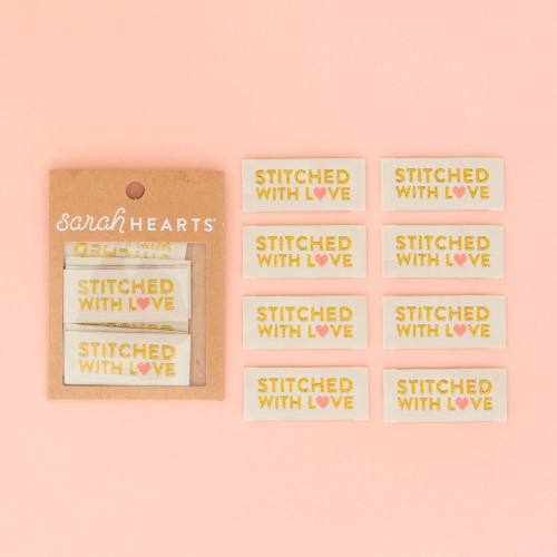 Stitched with Love Woven Label