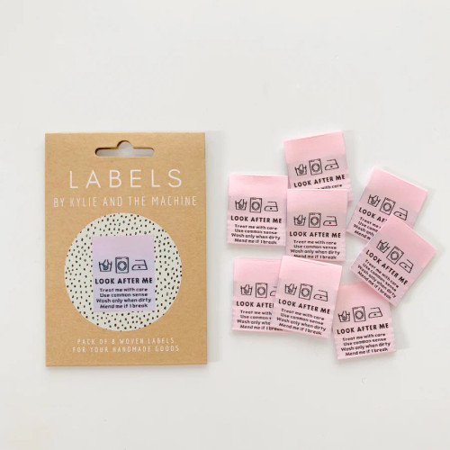 Look After Me Woven Label 8pcs