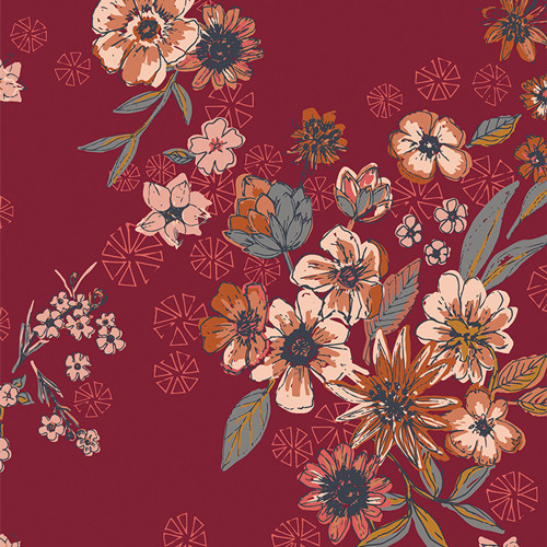 Constant Companion Heart in Flannel by Art Gallery Fabrics - (sold by the 1/4 meter)