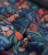 Roseraie Midnight Viscose by Cousette - Sold by the 1/4 meter