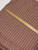 Pink & Beige Wide Striped Linen Fabric - sold by the 1/4 meter