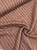 Pink & Beige Wide Striped Linen Fabric - sold by the 1/4 meter