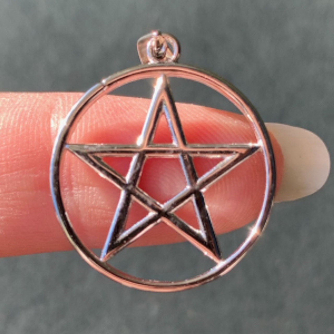 Jewelry Trends Pentacle Pentagram Star Sterling Silver Pendant Necklac |  Jewelry Trends