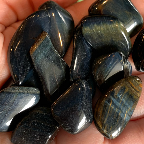 Blue Tiger's Eye, (Aka Hawks Eye or Falcons Eye)